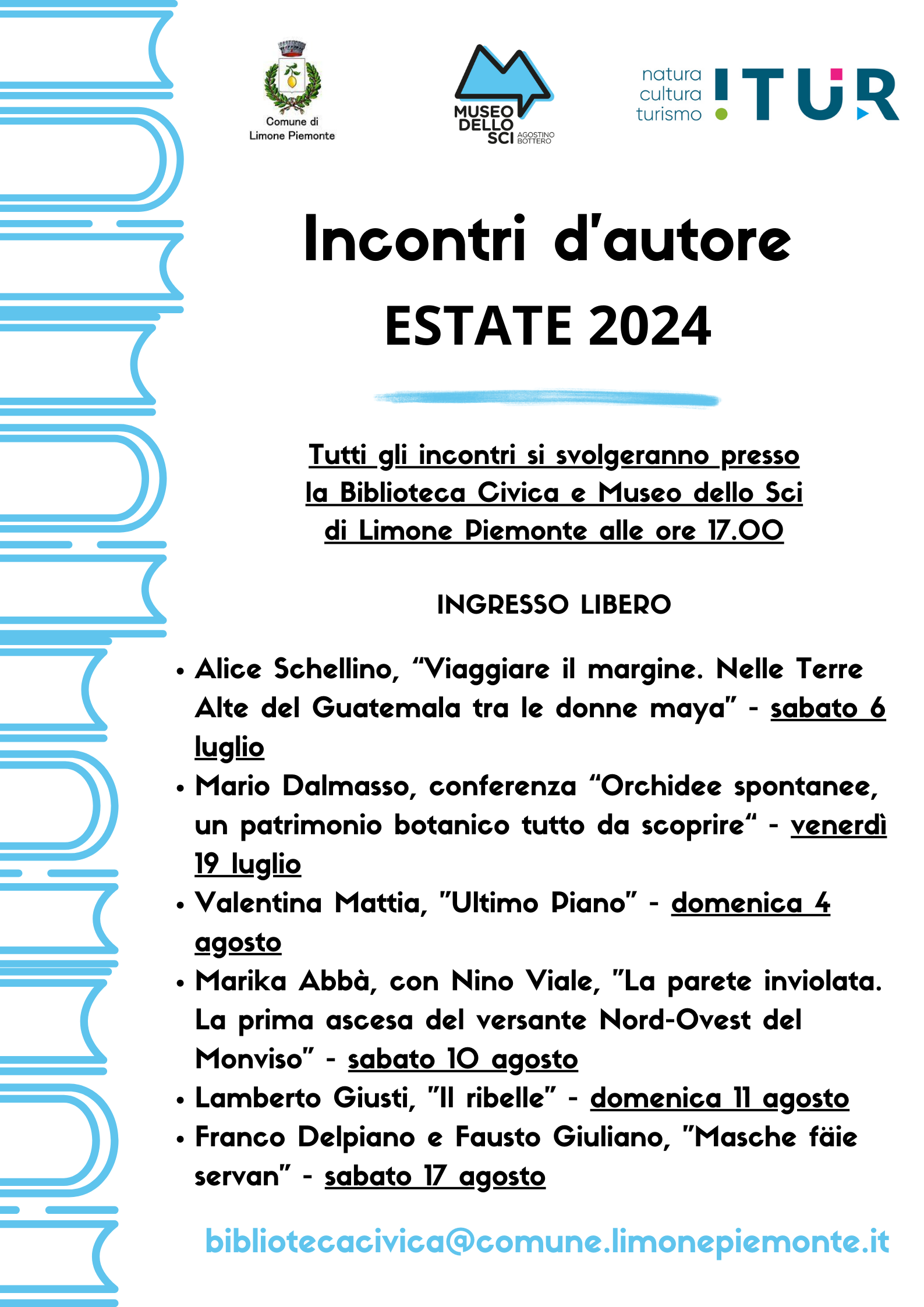 INCONTRI D'AUTORE - ESTATE 2024
